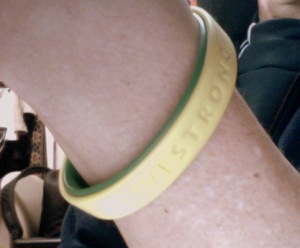 My LiveSTRONG wristband